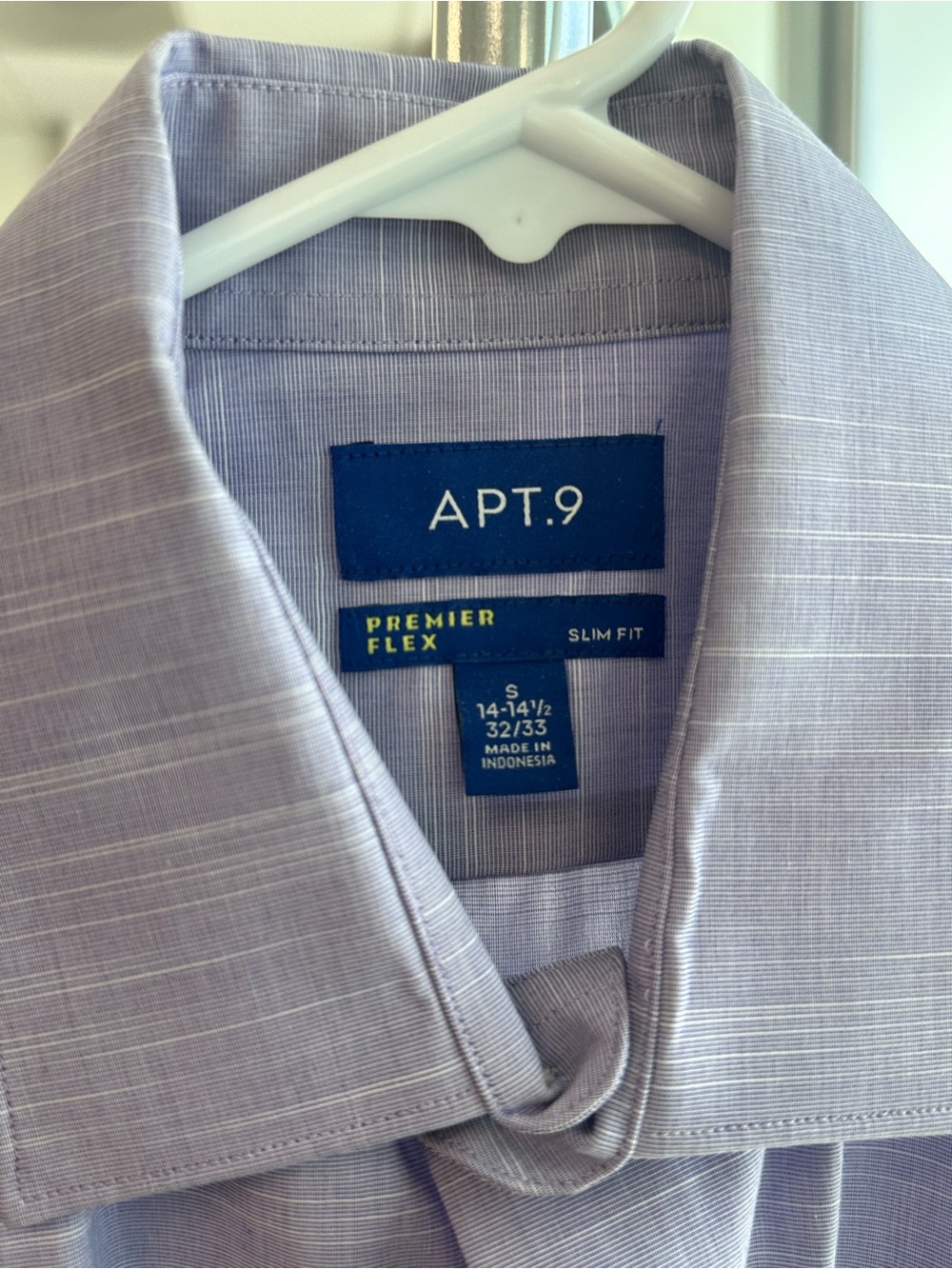 Apt. 9 Men's Slim Fit Dress Shirt - Light Lavender